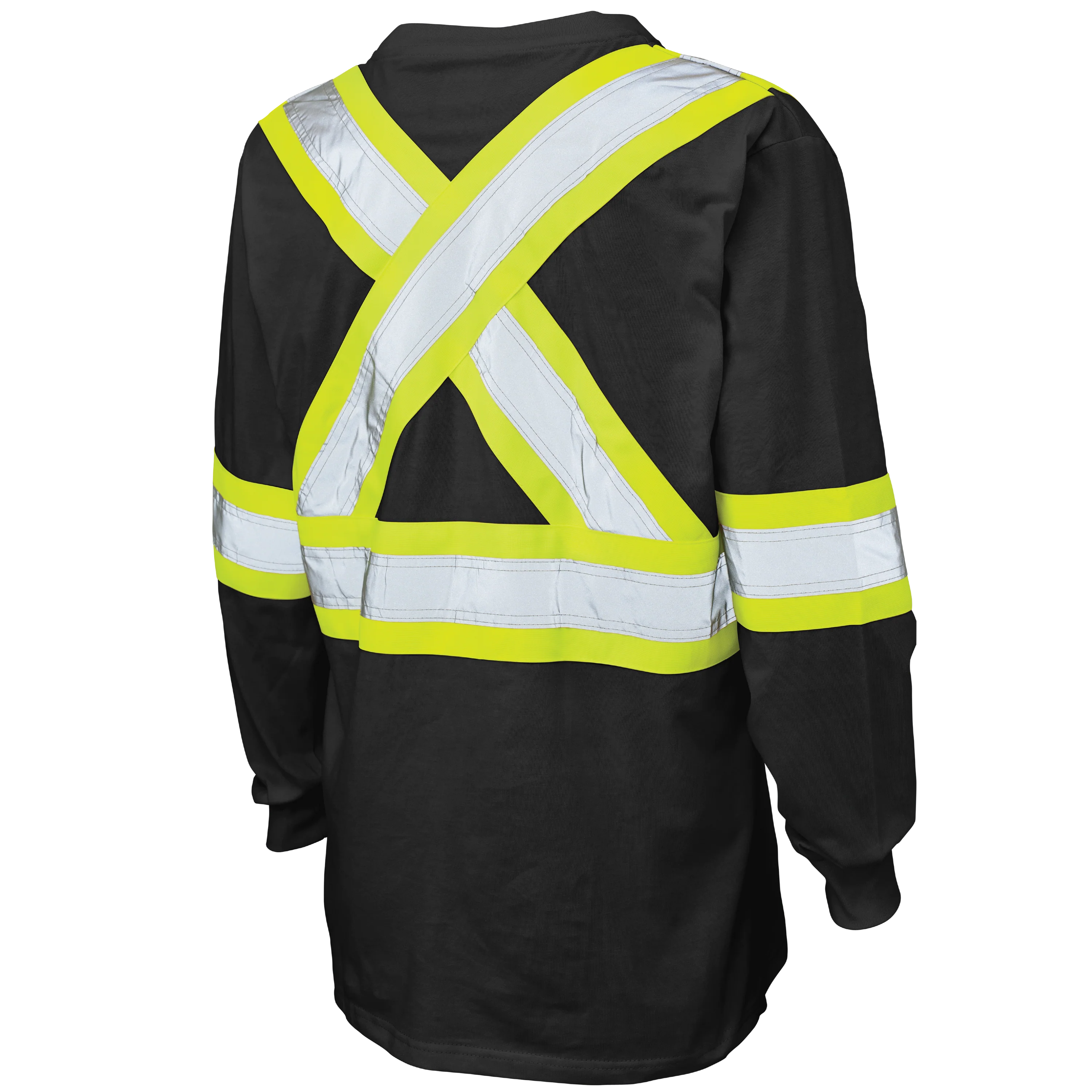 T-shirt à manches longues haute visibilité en jersey de coton Tough Duck - ST21