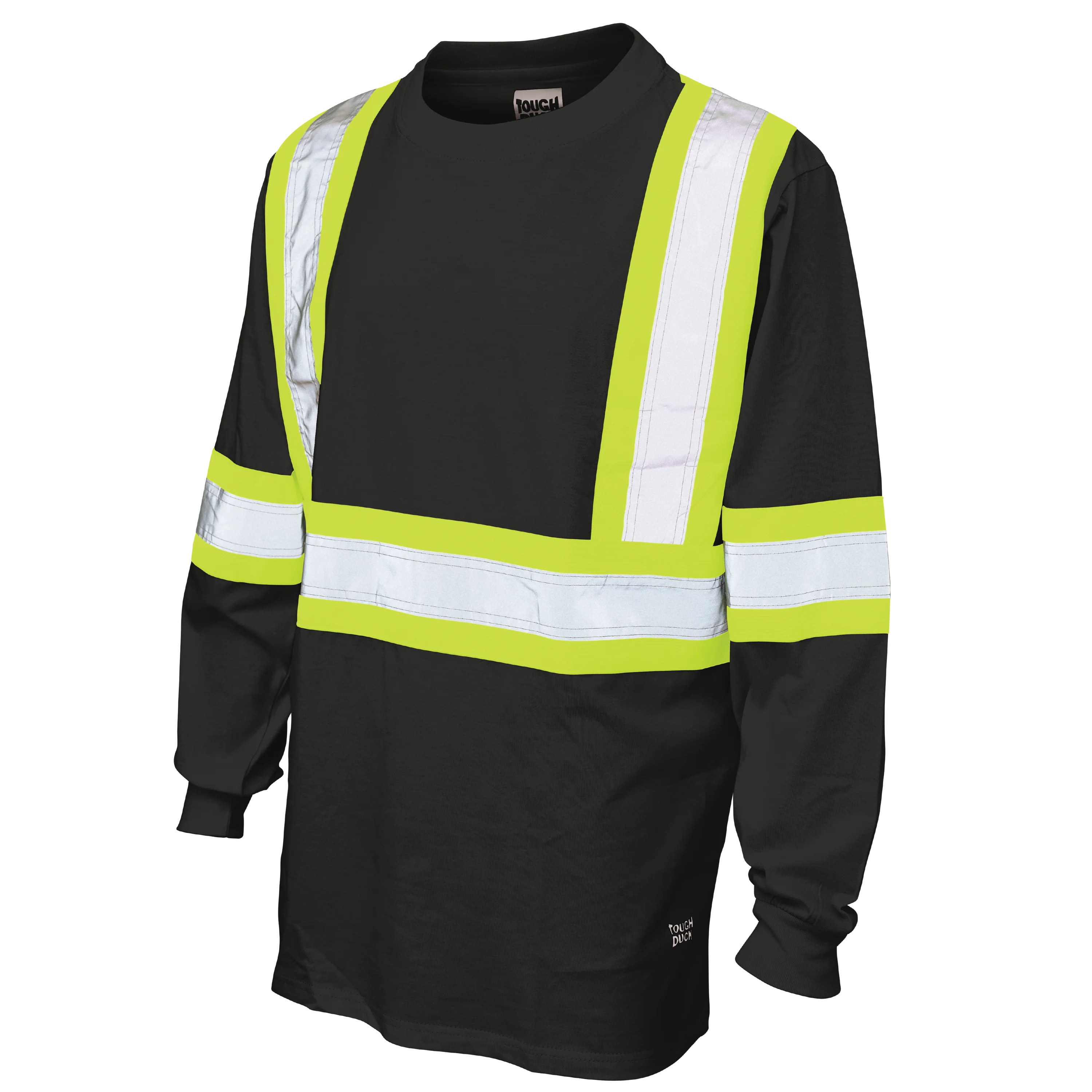 T-shirt à manches longues haute visibilité en jersey de coton Tough Duck - ST21