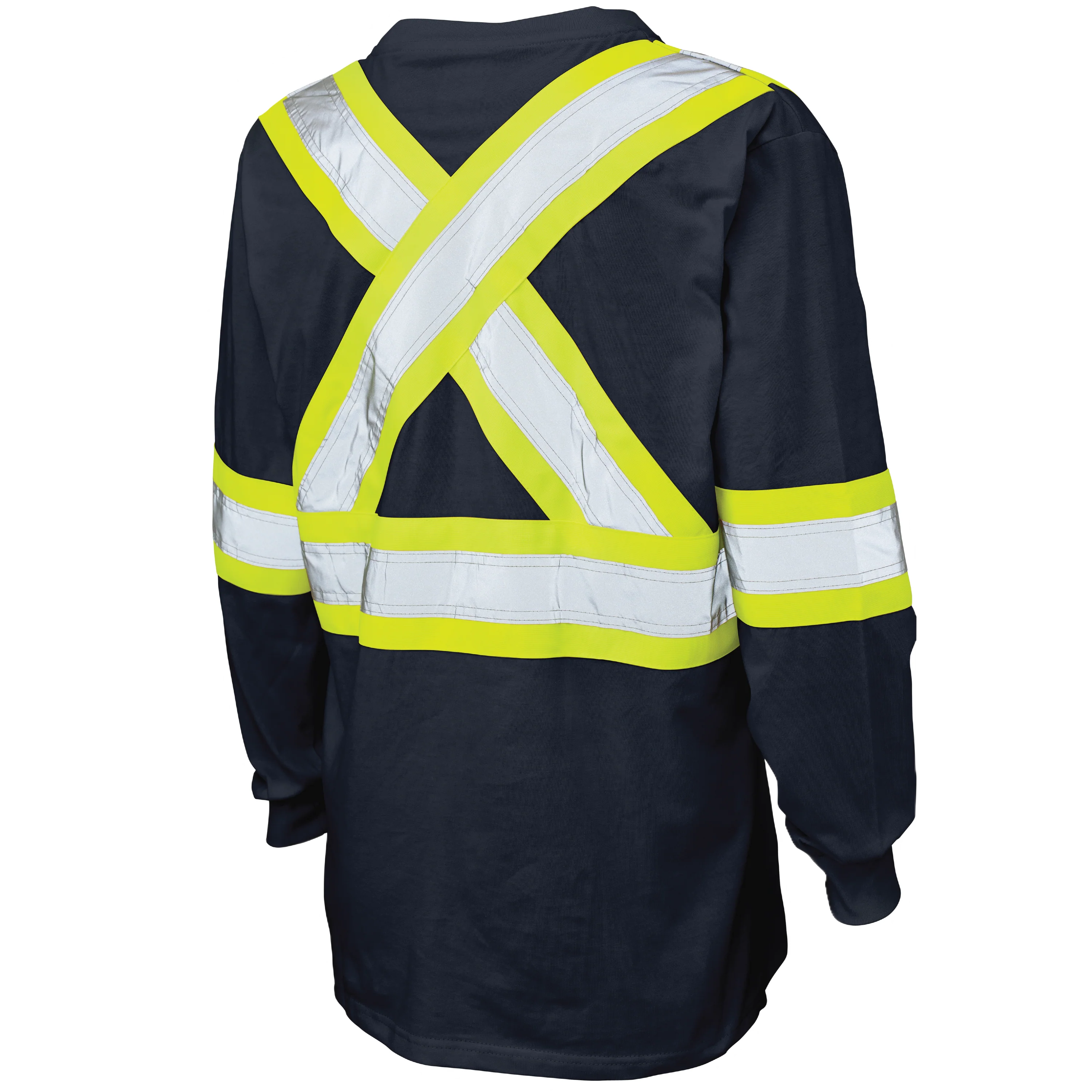 T-shirt à manches longues haute visibilité en jersey de coton Tough Duck - ST21