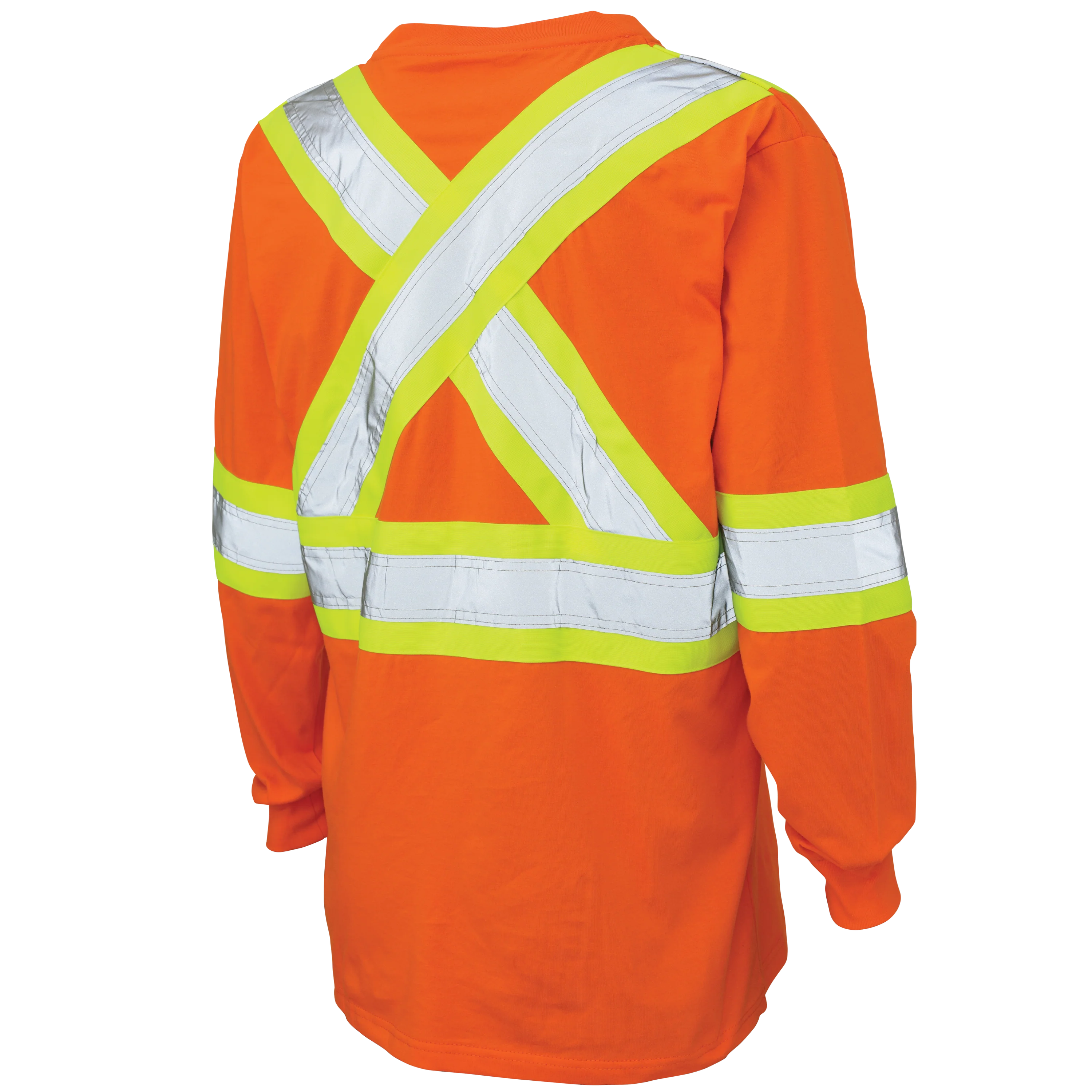 Tough Duck Cotton Jersey Long Sleeve Hi-Vis T-Shirt - ST21