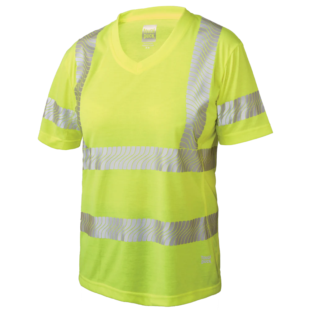Tough Duck ST23 - Women's Polyester Jersey Short Sleeve Hi-Vis T-Shirt