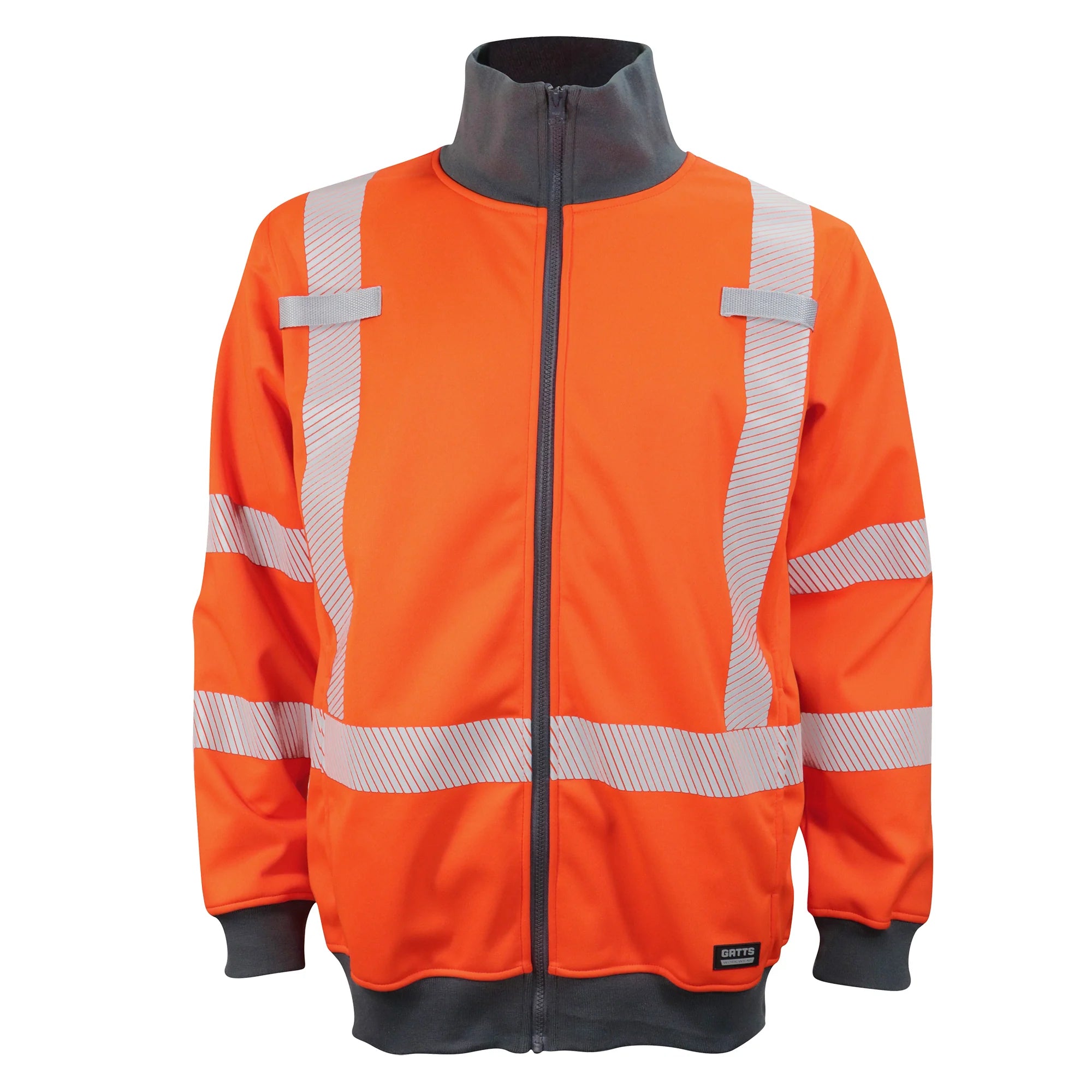 Gatts WorkWear Hi-Vis Water Resistant Full-Zip Sweatshirt – SWX2