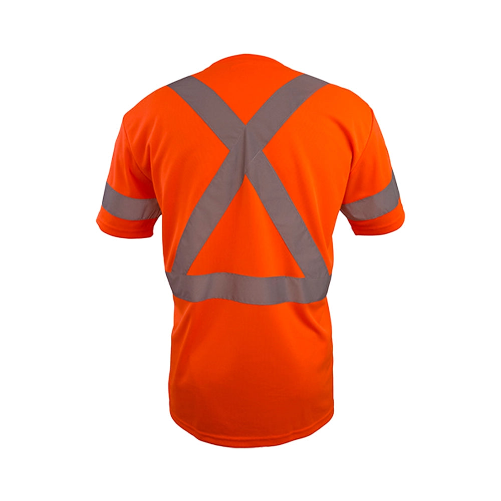 Coolworks® Hi-Vis Short Sleeve T-Shirt 2" Tape, Arm Band - TS1103