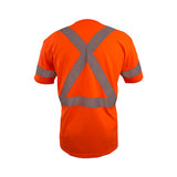 Coolworks® Hi-Vis Short Sleeve T-Shirt 2" Tape, Arm Band - TS1103
