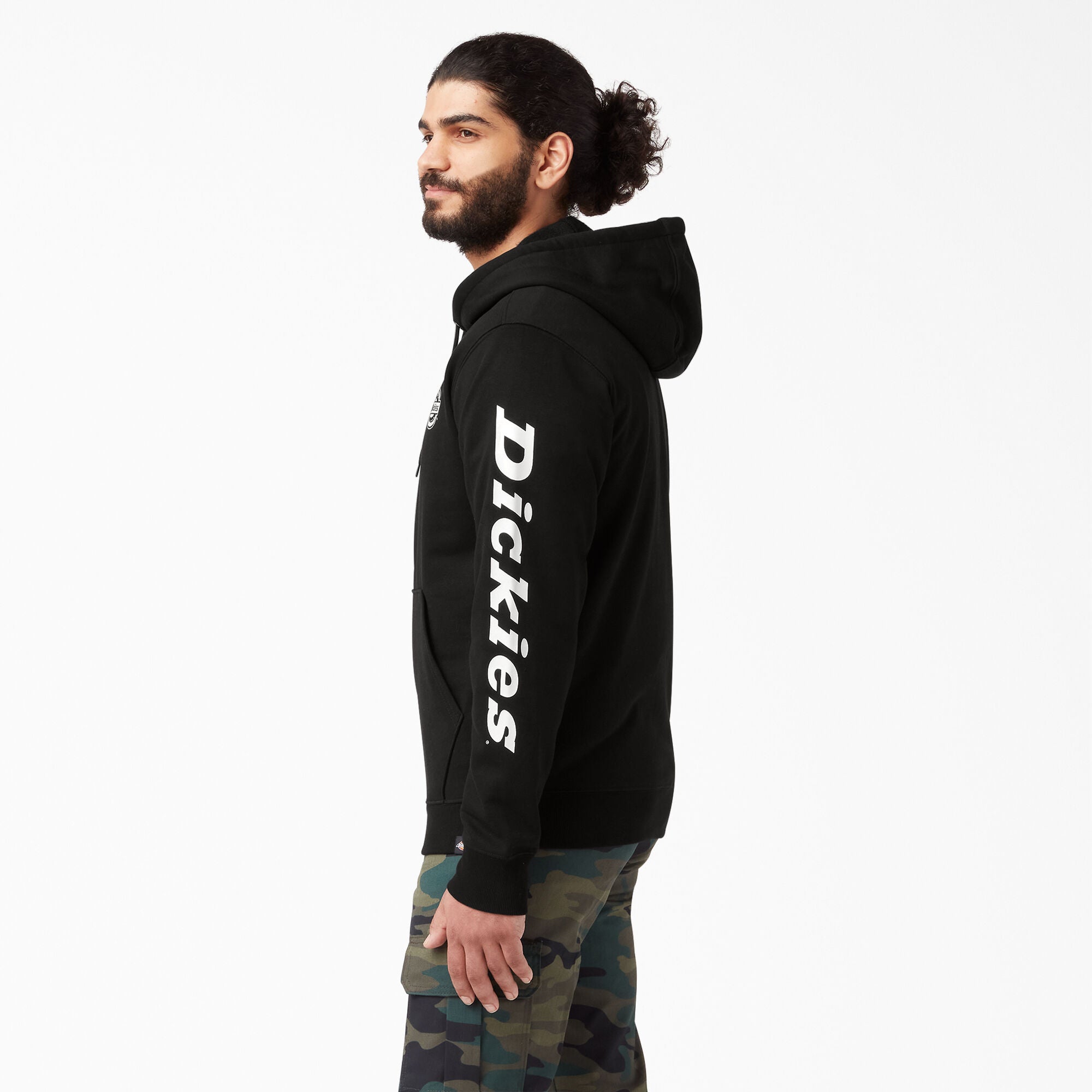 DICKIES Sweat à capuche polaire avec logo sur la manche - TW395