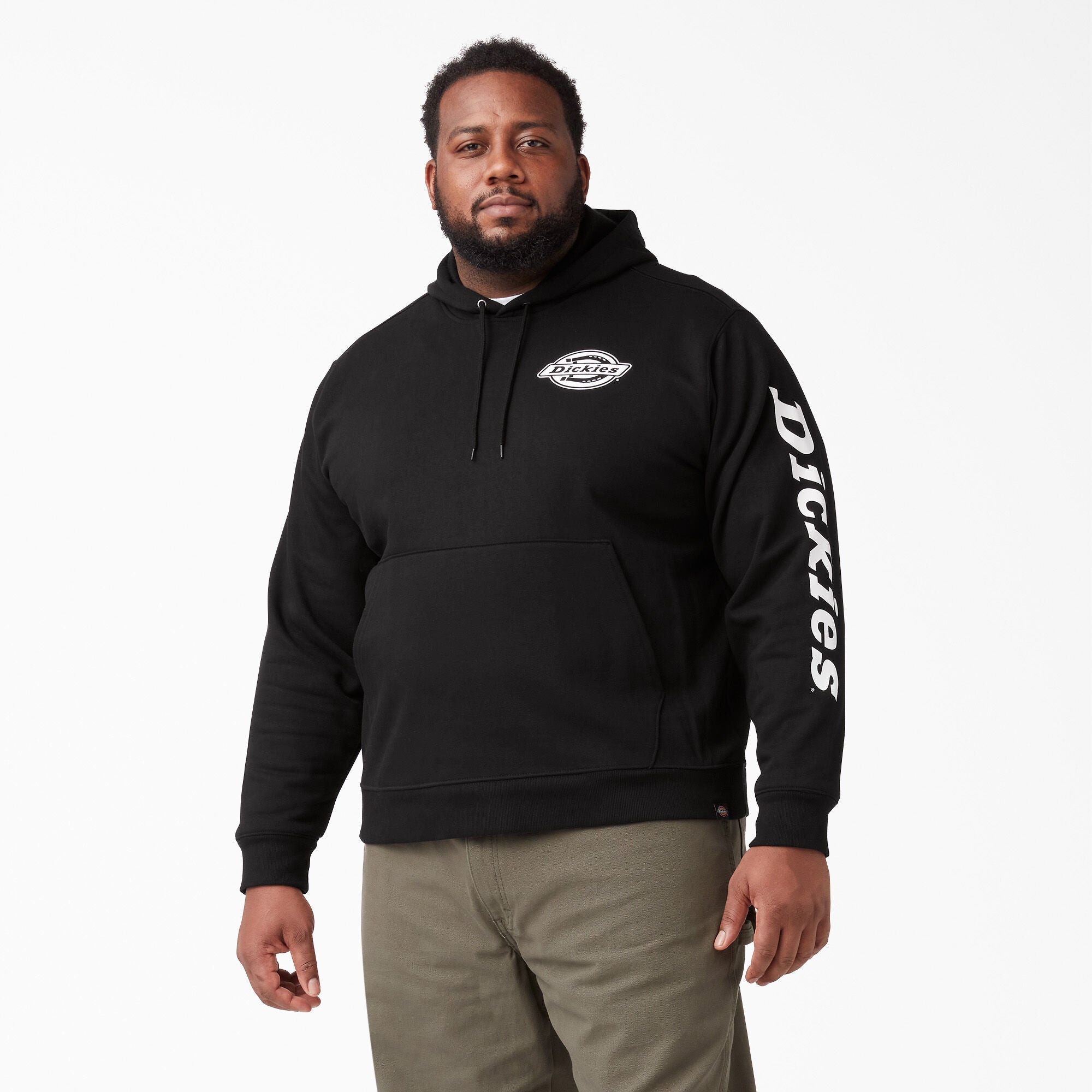 DICKIES Sweat à capuche polaire avec logo sur la manche - TW395