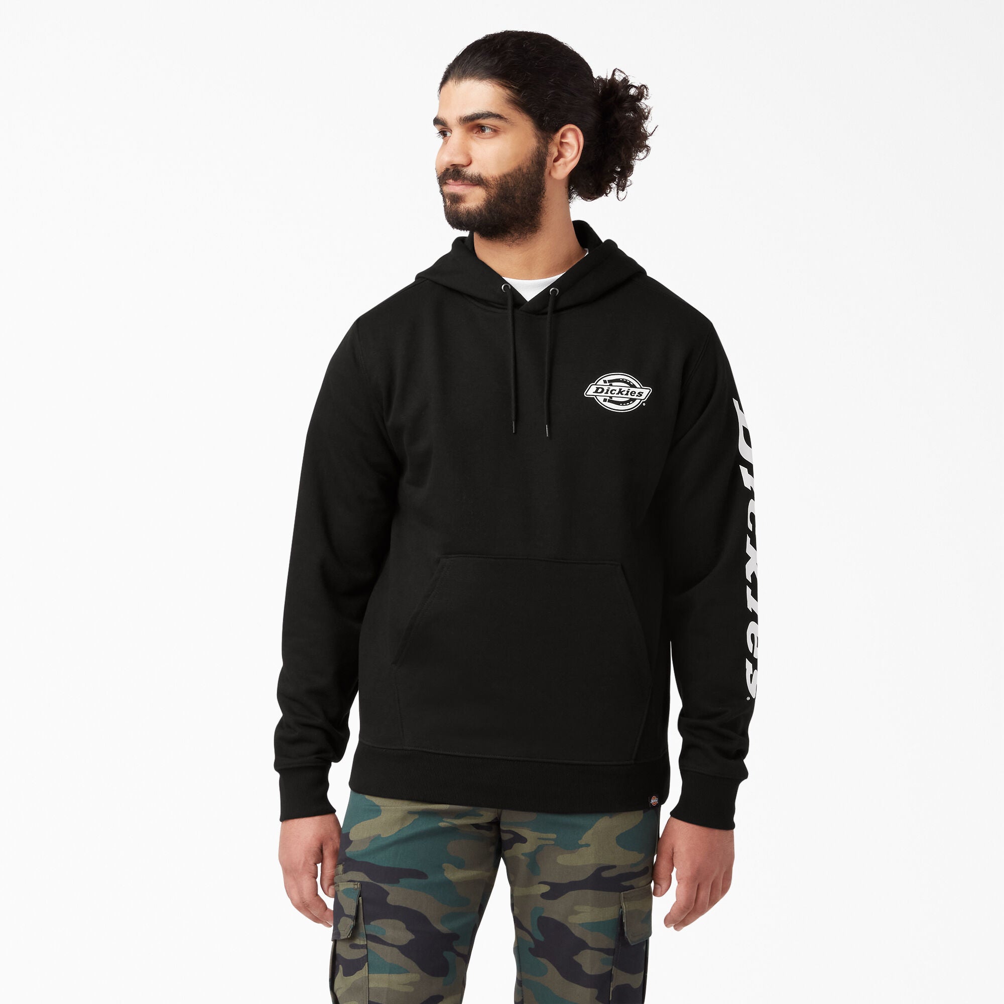 DICKIES Sweat à capuche polaire avec logo sur la manche - TW395