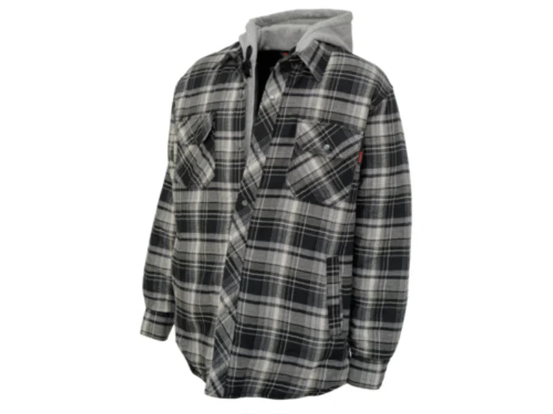 Tough Duck Quilt Lined Hooded Flannel Jac-shirt WS06 – WORK N WEAR