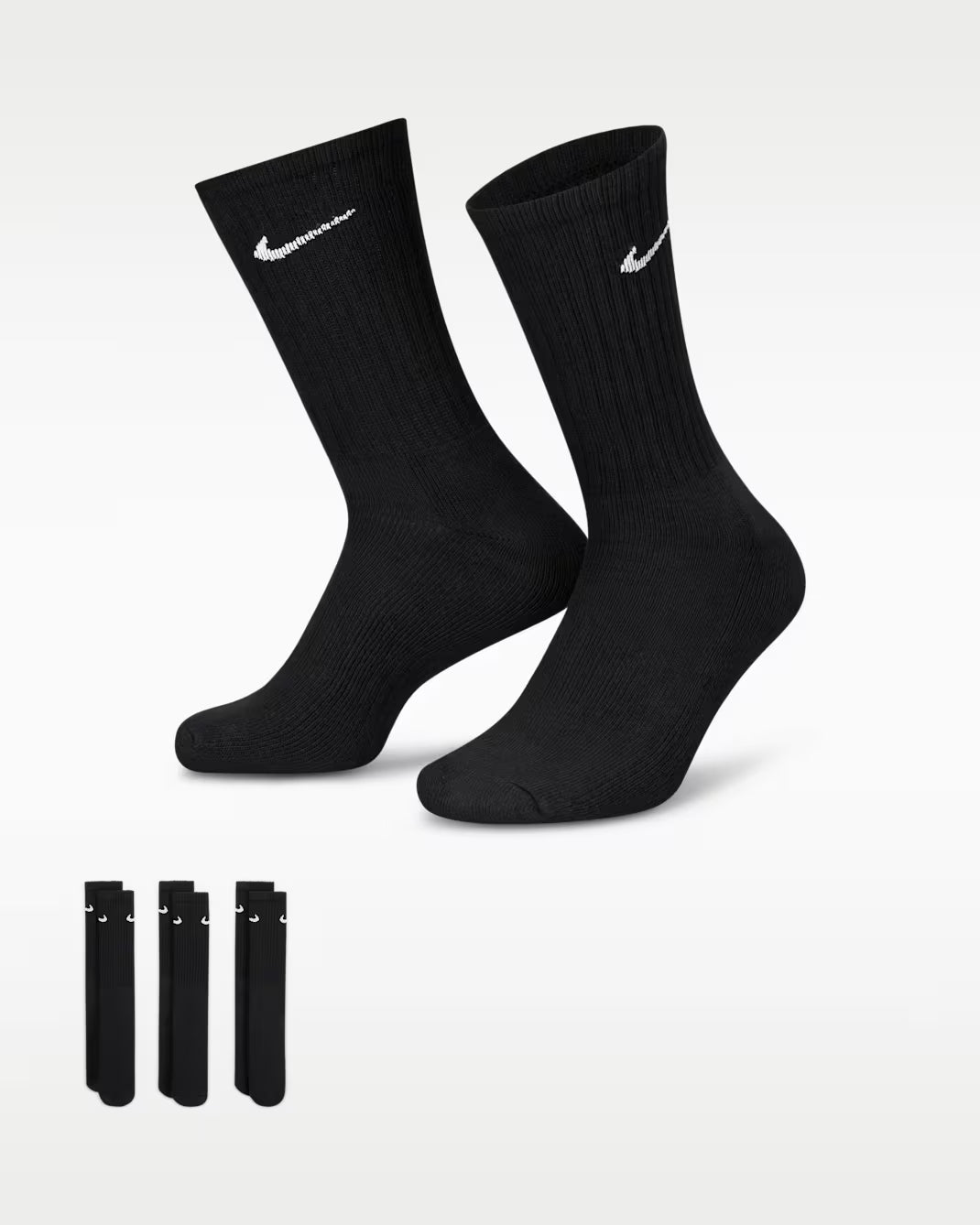 Nike Men's Everyday Value Crew Socks 3 Pair /Pack