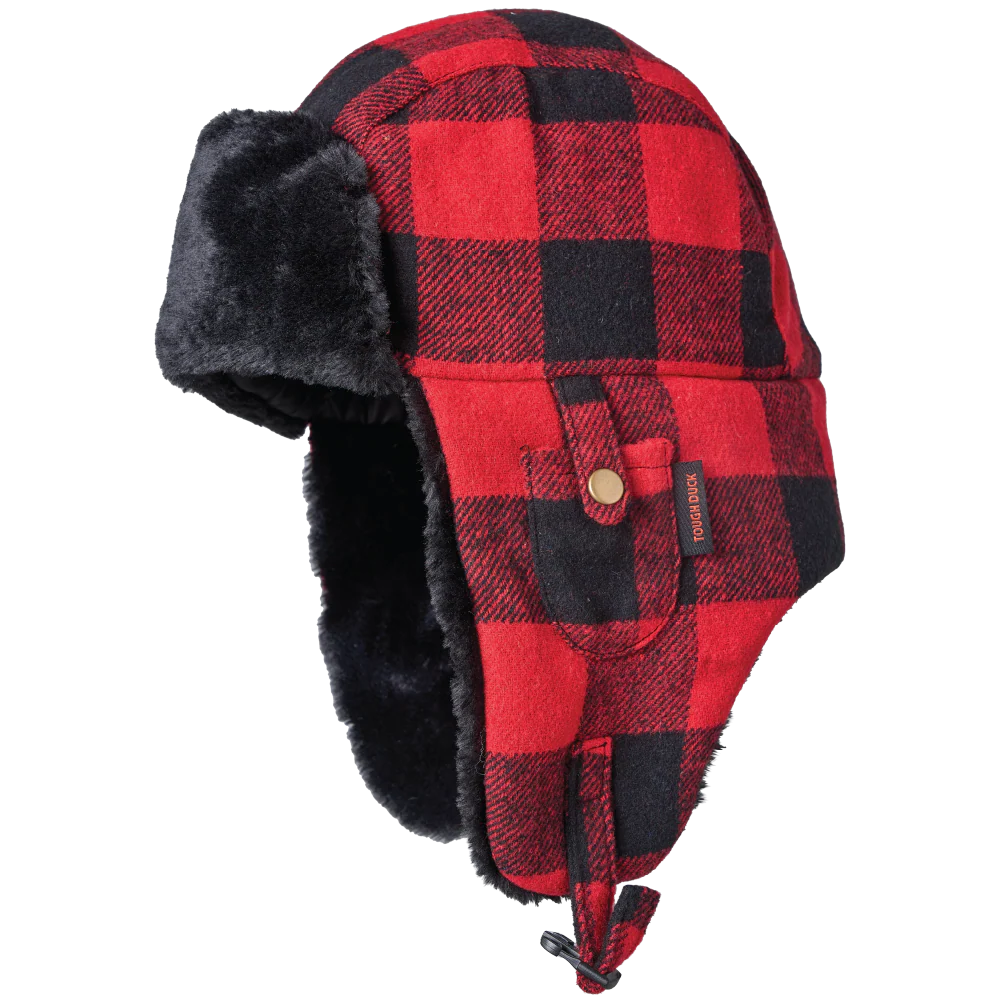 Tough Duck WA67 - Buffalo Check Aviator Hat