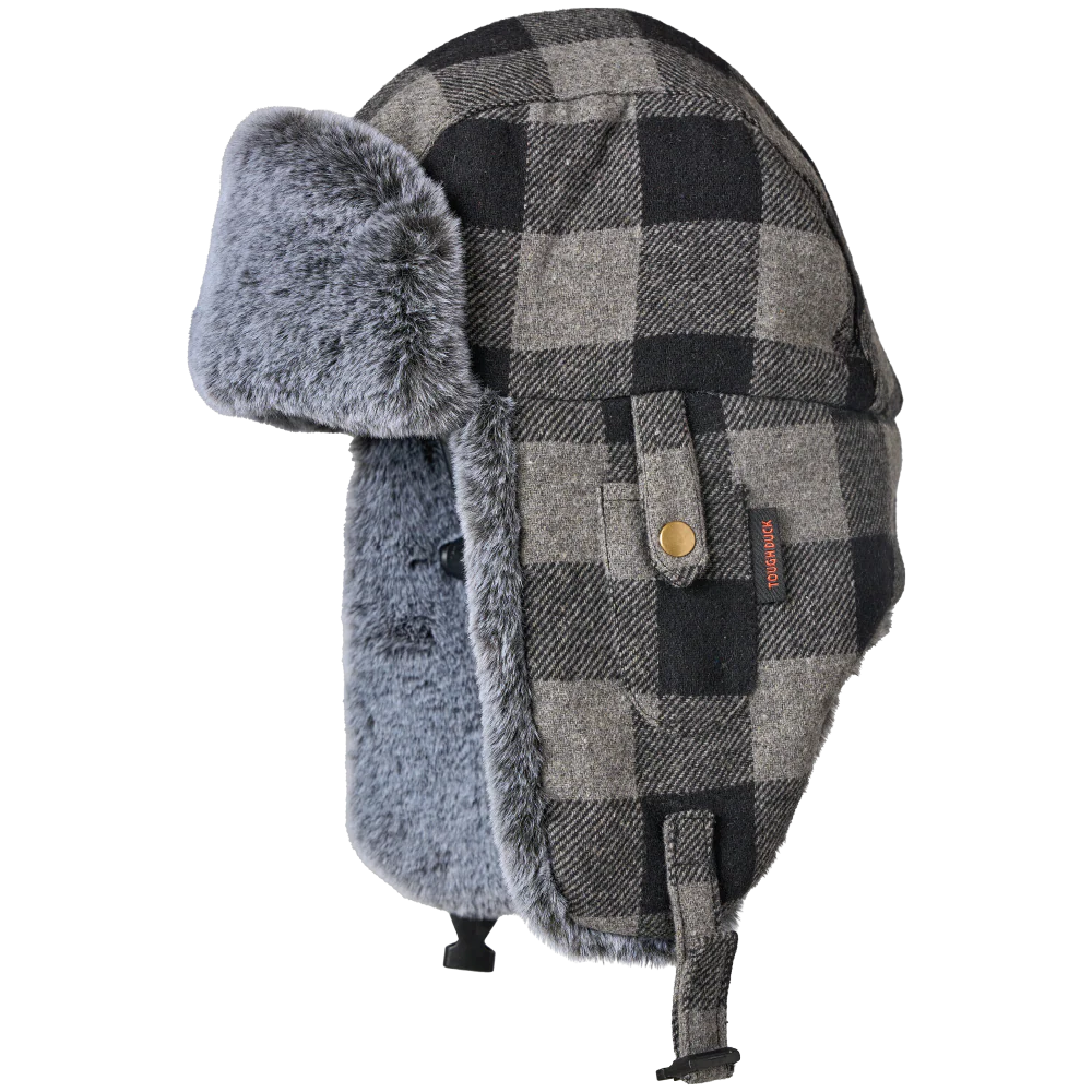 Tough Duck WA67 - Buffalo Check Aviator Hat