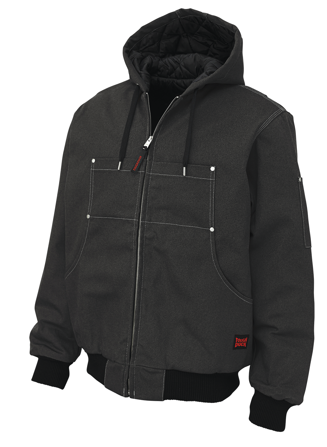 Tough Duck WJ30 - Classic Hooded Duck Bomber Jacket