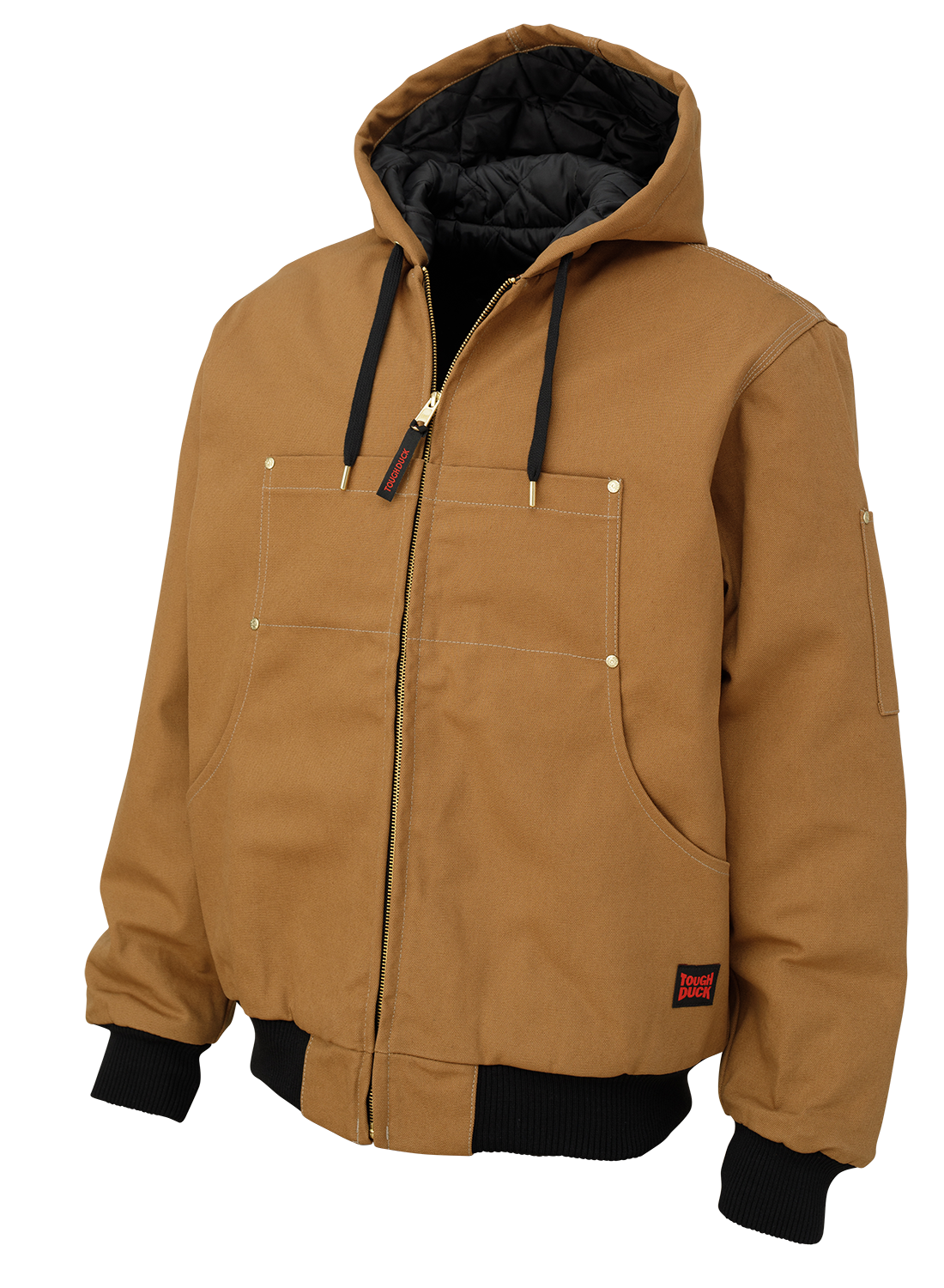 Tough Duck WJ30 - Classic Hooded Duck Bomber Jacket