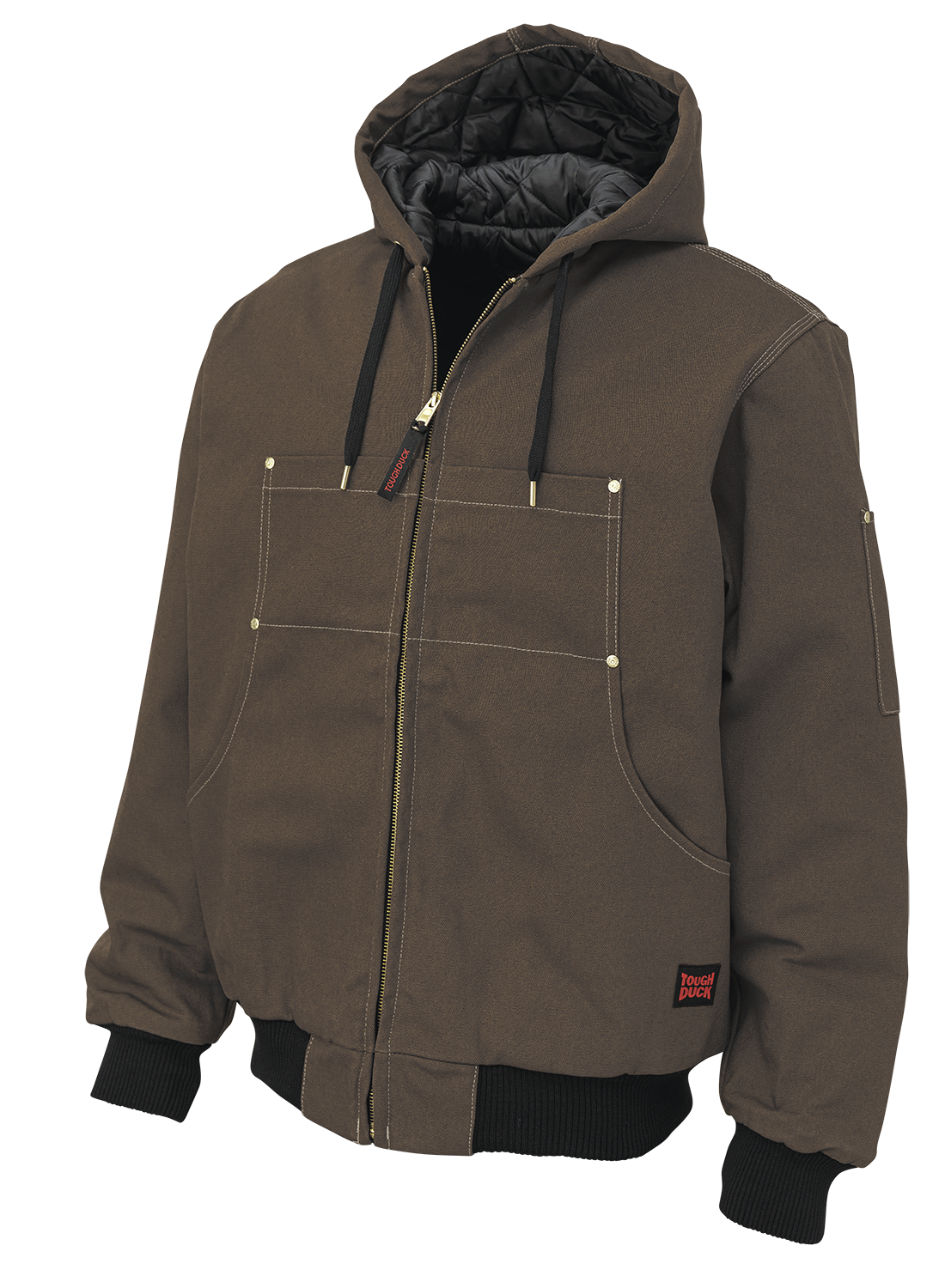 Tough Duck WJ30 - Classic Hooded Duck Bomber Jacket