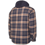 Tough Duck Quilt Lined Hooded Flannel Jac-shirt WS06
