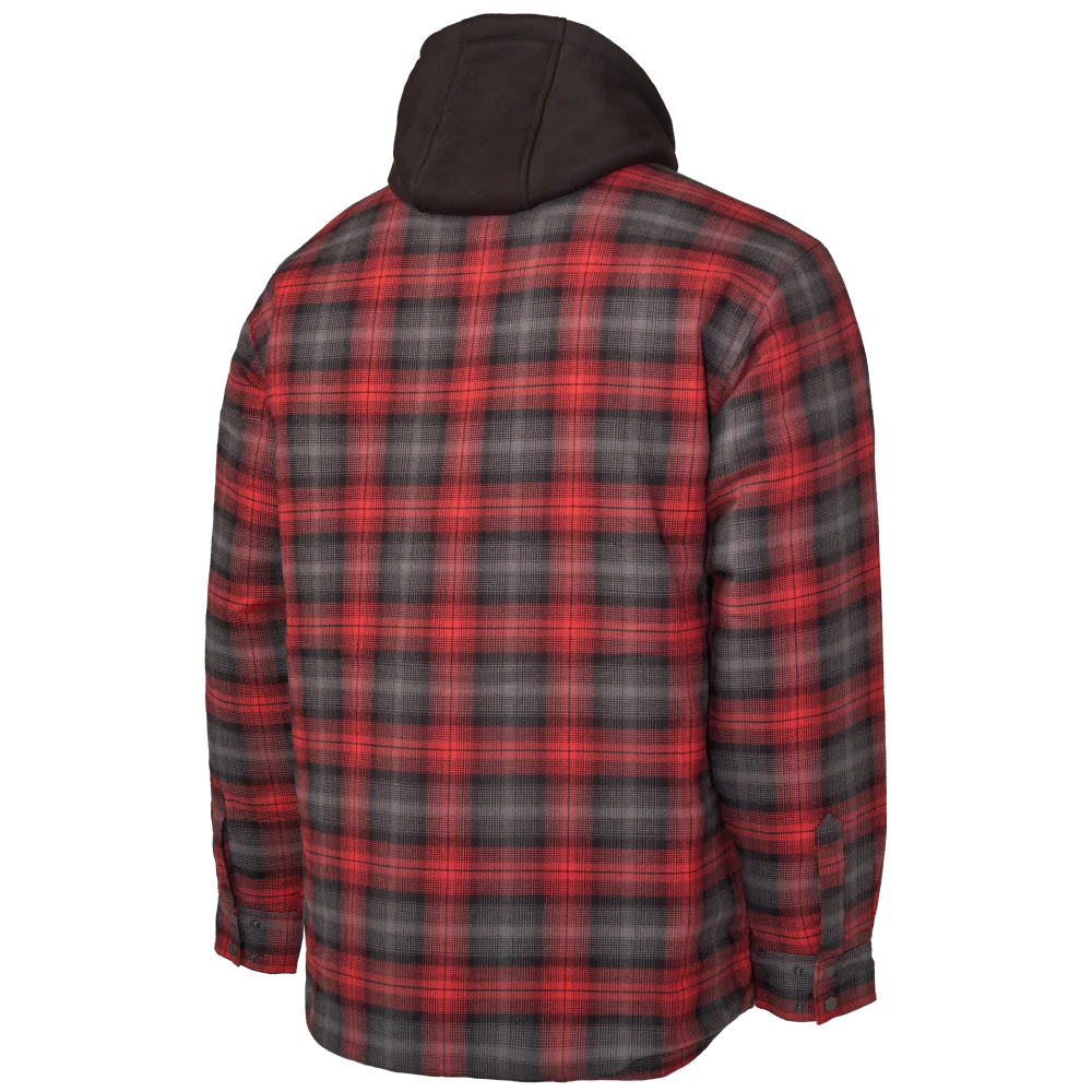 Tough Duck Quilt Lined Hooded Flannel Jac-shirt WS06