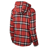 Tough Duck WS12 - Women’s Plush Pile-Lined Hooded Flannel