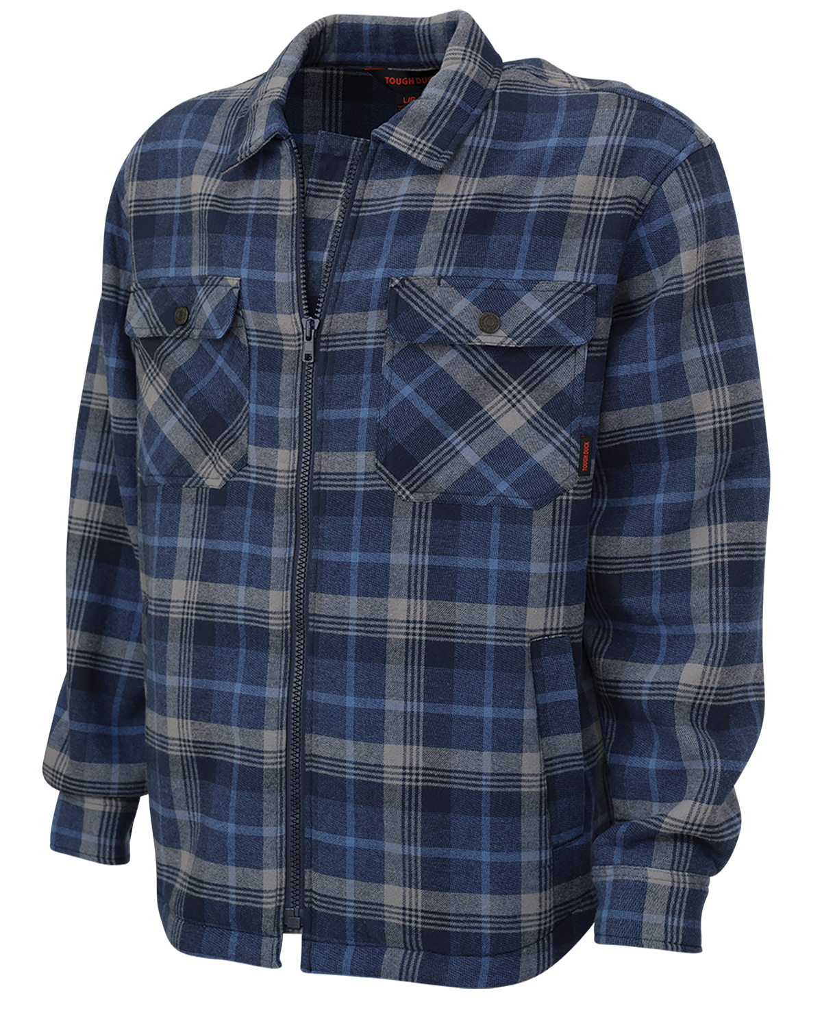 Tough Duck Sherpa Bonded Flannel Jac-Shirt WS15