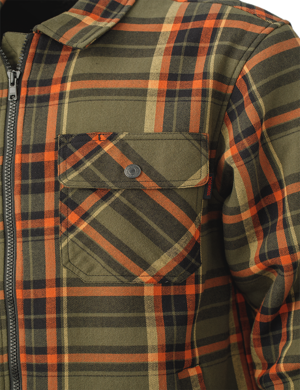 Tough Duck Sherpa Bonded Flannel Jac-Shirt WS15