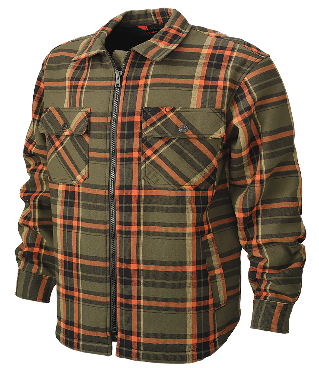 Tough Duck Sherpa Bonded Flannel Jac-Shirt WS15
