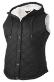 TOUGH DUCK Women’s Quilted Sherpa Lined Vest WV10