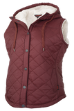 TOUGH DUCK Women’s Quilted Sherpa Lined Vest WV10