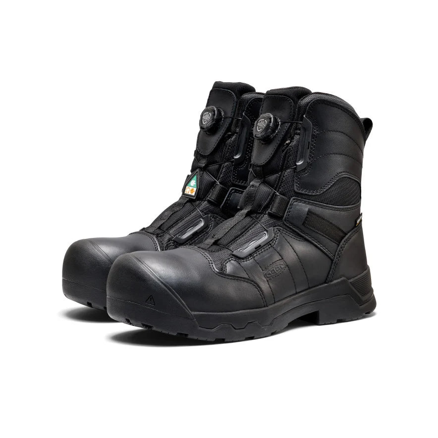 KEEN Men's Oshawa+ CF™ Waterproof  8" CSA Work Boot (Carbon Toe) - 1032868
