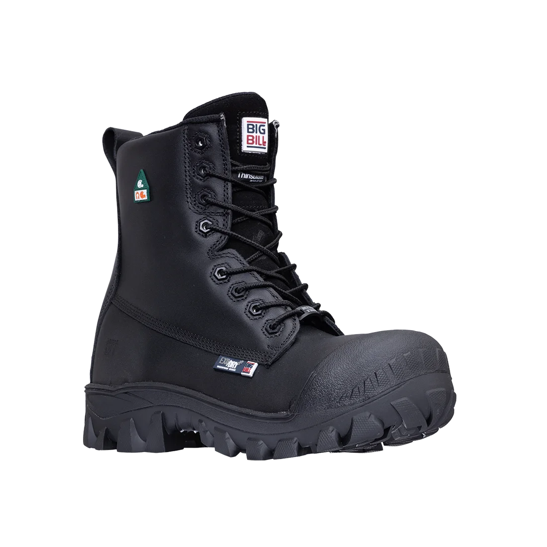 Bottes de travail Big Bill Traction 4X4 imperméables 8 po sans métal - BB6014