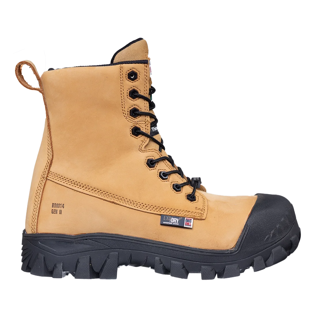 Bottes de travail Big Bill Traction 4X4 imperméables 8 po sans métal - BB6014