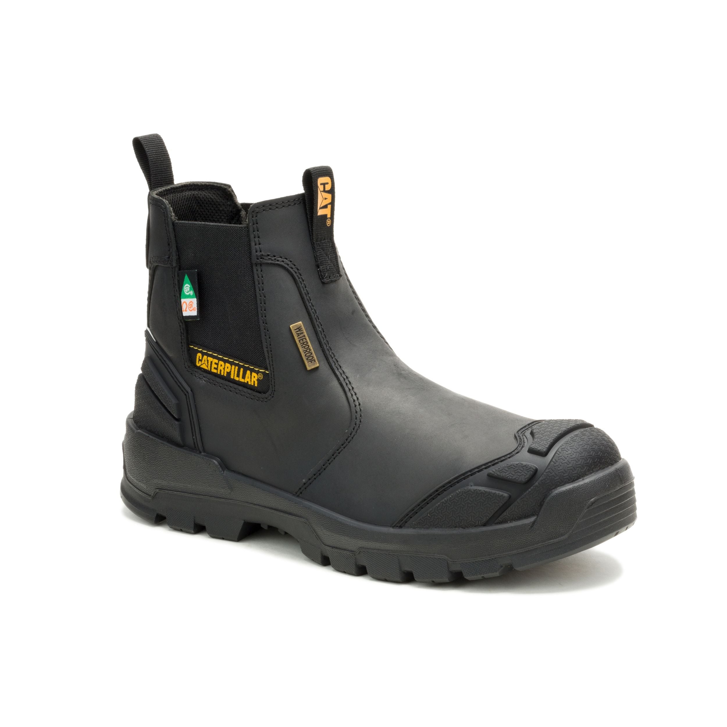 CAT Men's Striver XL Chelsea Steel Toe Waterproof Industrial CSA Boot