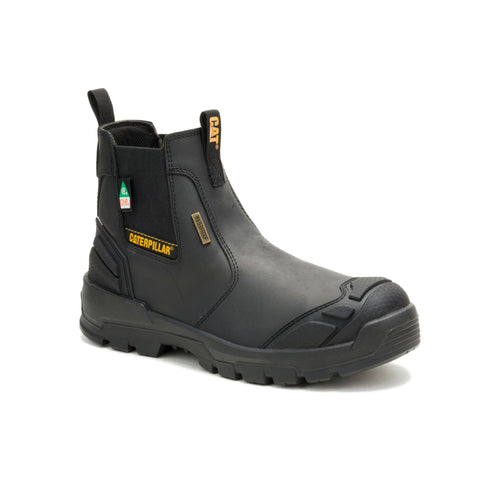 CAT Men's Striver XL Chelsea Steel Toe Waterproof Industrial CSA Boot