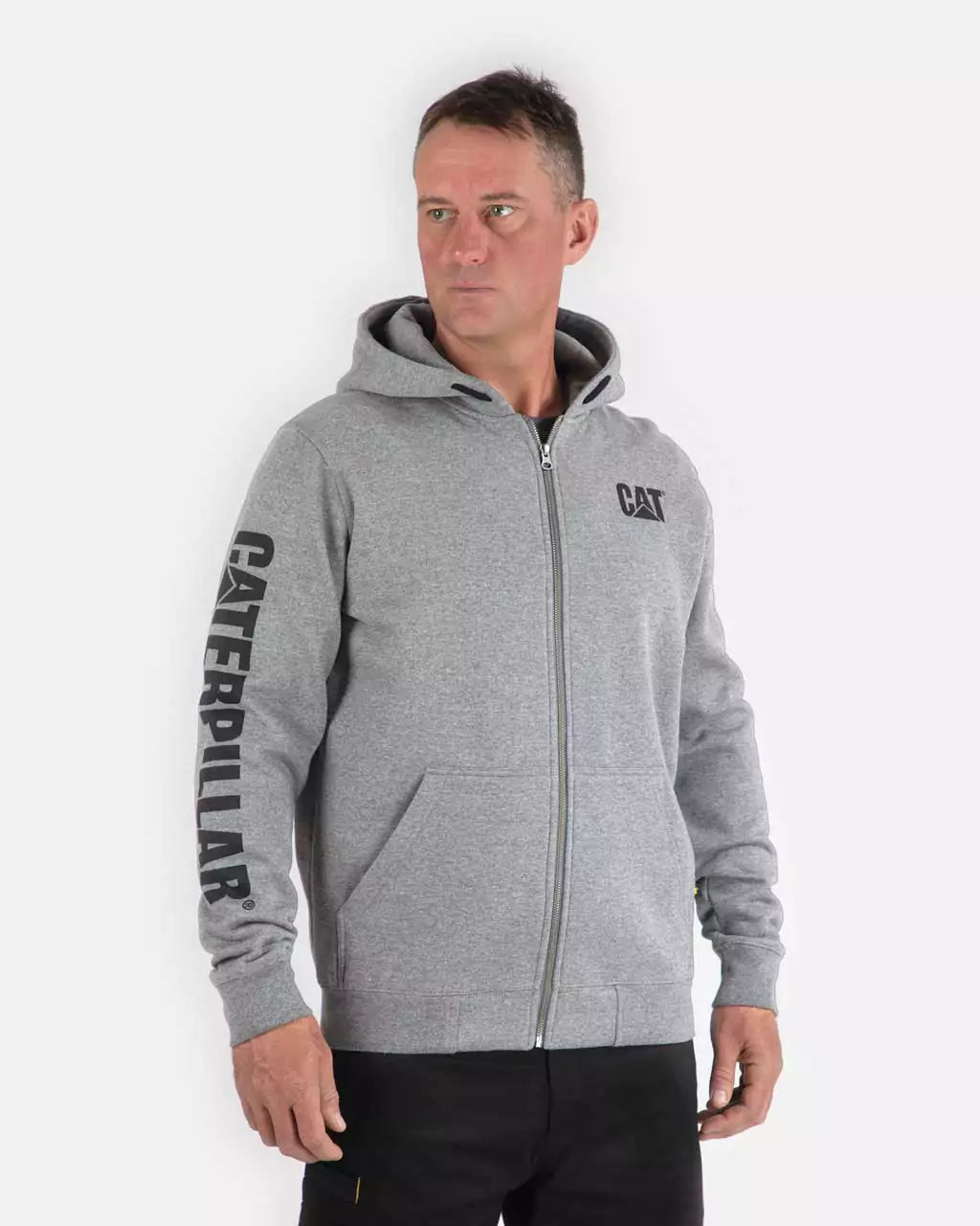 Caterpillar Men's Full Zip Hooded Sweatshirt - W10840