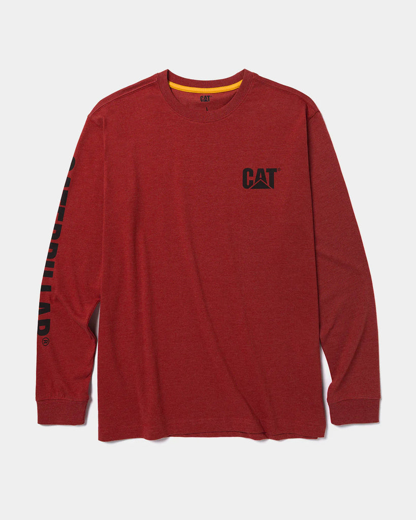 CAT Trademark Banner Long Sleeve T-Shirt - 1510034