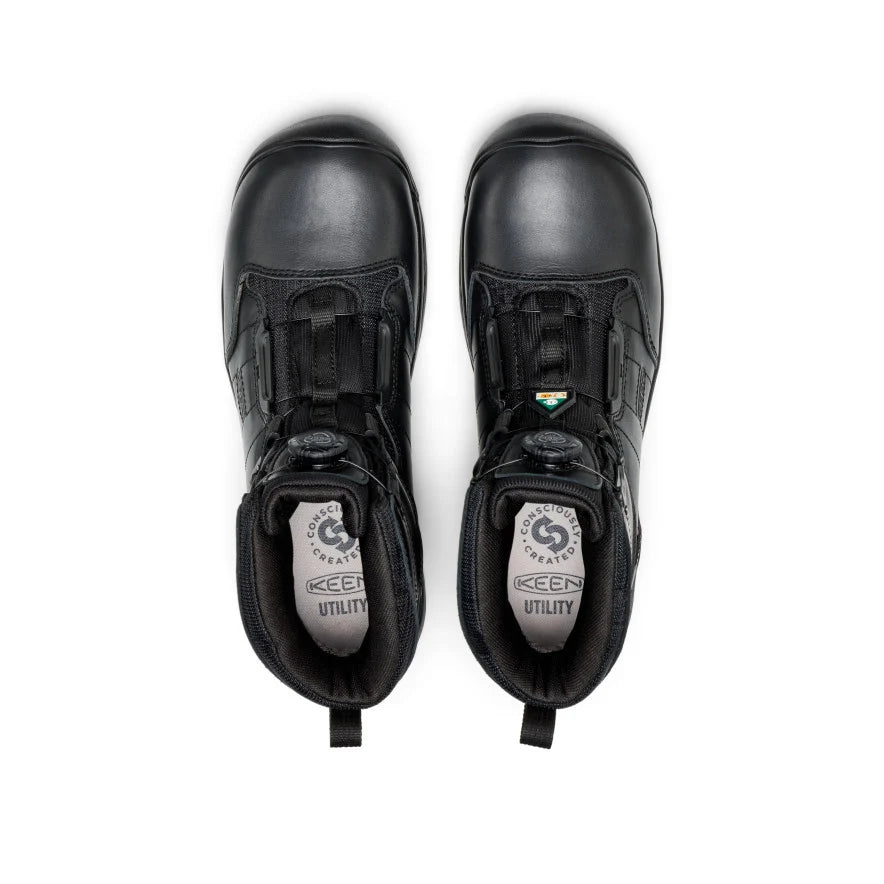 KEEN Men's Oshawa+ CF™ Waterproof  8" CSA Work Boot (Carbon Toe) - 1032868