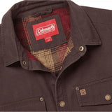 Coleman Men's Fleece Lined Canvas Shirt Jacket - SCF5H4533