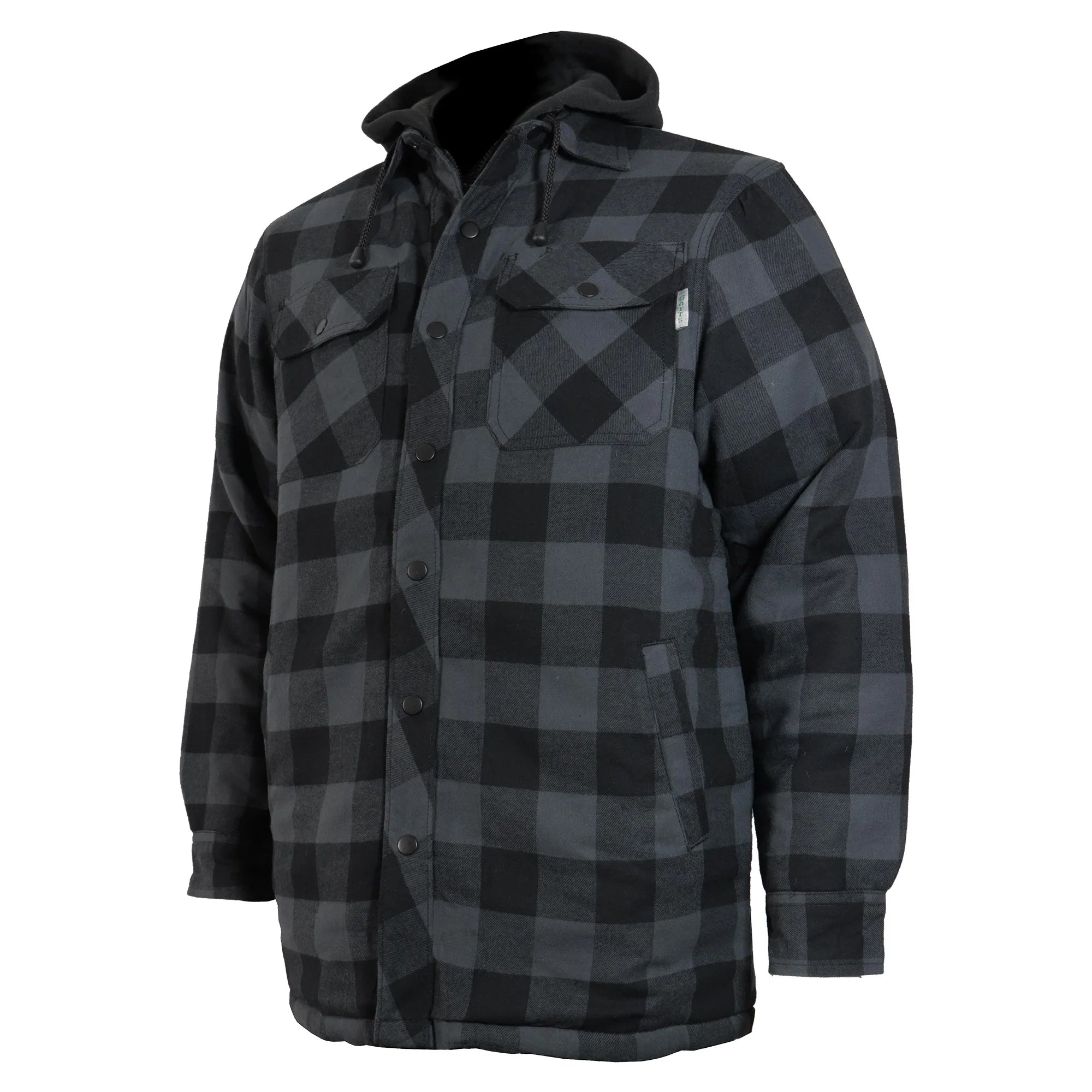 Gatts WorkWear Men's Lined Flannel Hooded Work Shirt - 626DCF