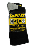 DeWalt Men's Non Binding Crew Work Socks 2Pairs/Pack