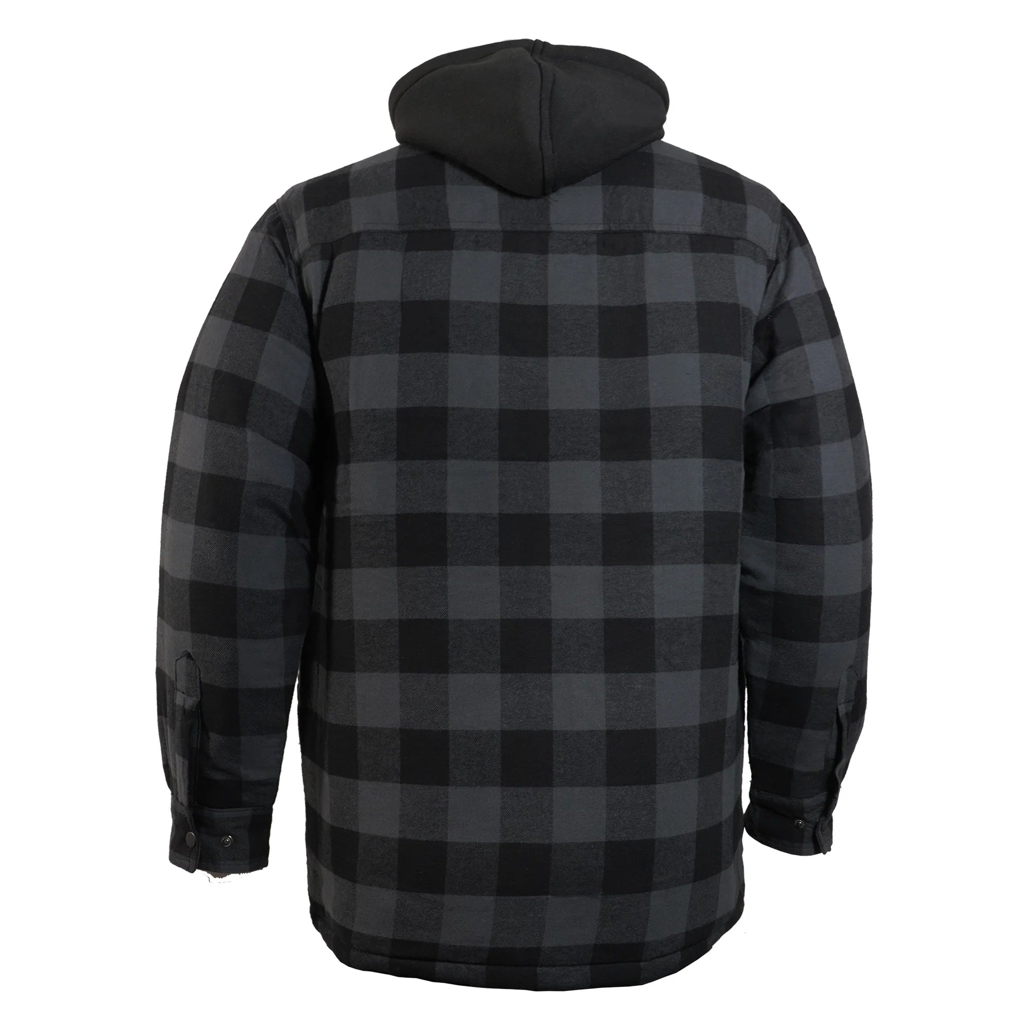Gatts WorkWear Men's Lined Flannel Hooded Work Shirt - 626DCF