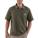 Carhartt Loose Fit Midweight Contractors Short-Sleeve Pocket Polo K570