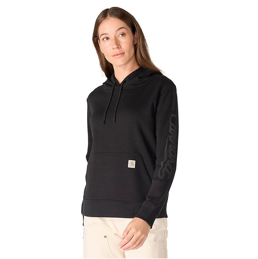 Carhartt Women's Sawyer Script Logo Hooded Sweatshirt - 107414