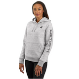Carhartt Women's Relaxed Fit Midweight Logo Sleeve Graphic Sweatshirt - 102791