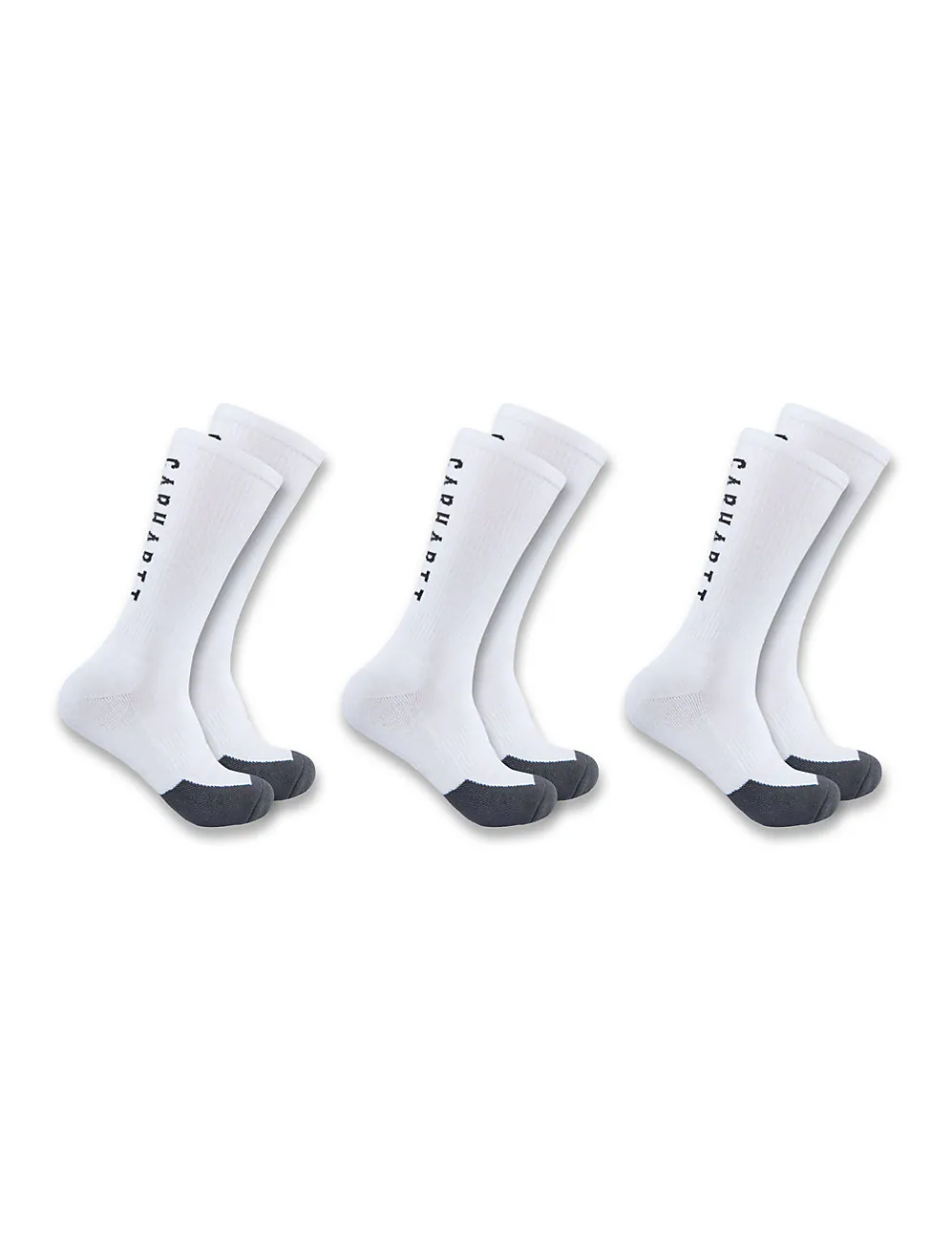 Carhartt Force® Men’s Midweight Logo Crew Socks 3-Pack - SC9913M