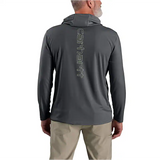 Carhartt Force Sun Defender™ Lightweight Long-Sleeve Hooded Logo Graphic T-Shirt - 106165