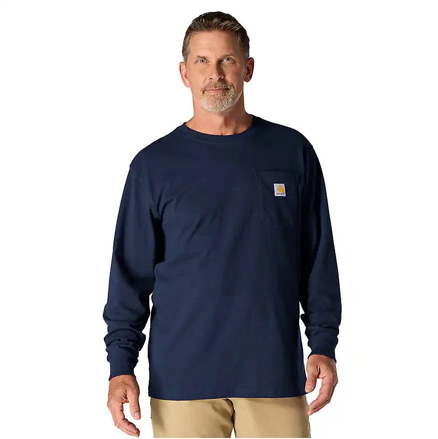 Carhartt Loose Fit Heavy Weight Long Sleeve Pocket T-Shirt - K126