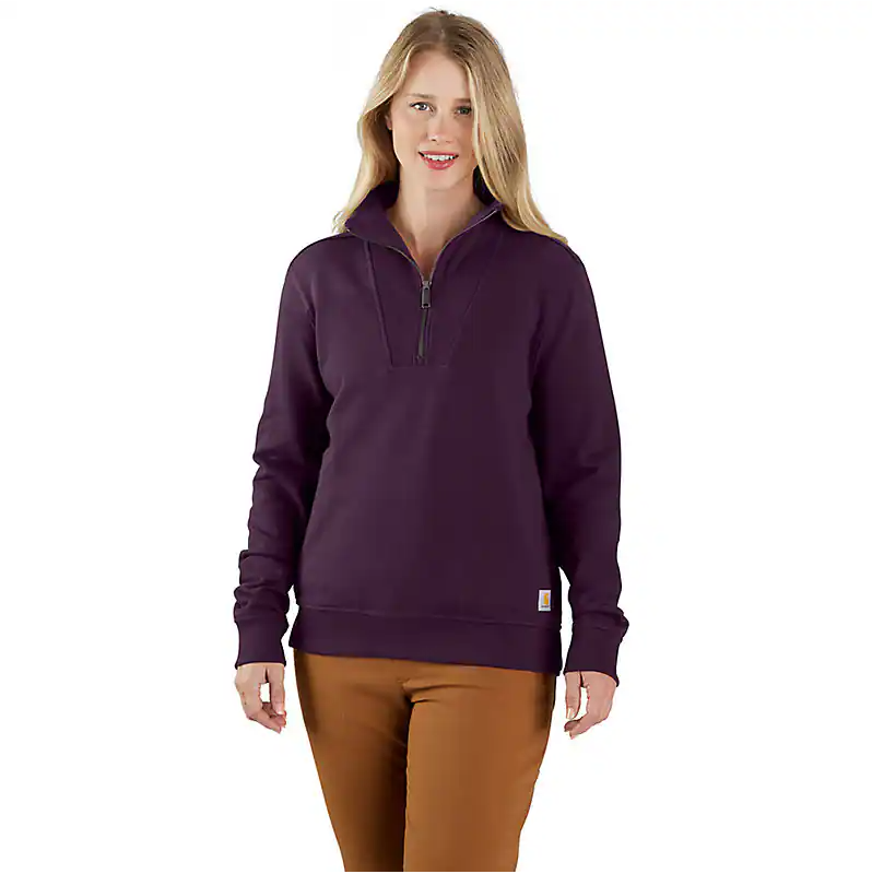 Carhartt TENCEL™ Fiber Series Relaxed Fit Half-Zip Sweatshirt - 106451