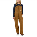 Carhartt Women's Loose Fit Washed Duck Insulated Biberall - 104694