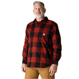 Carhartt Loose Fit Heavyweight Flannel Long-Sleeve Plaid Shirt - 107013