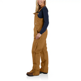 Carhartt Women's Loose Fit Washed Duck Insulated Biberall - 104694