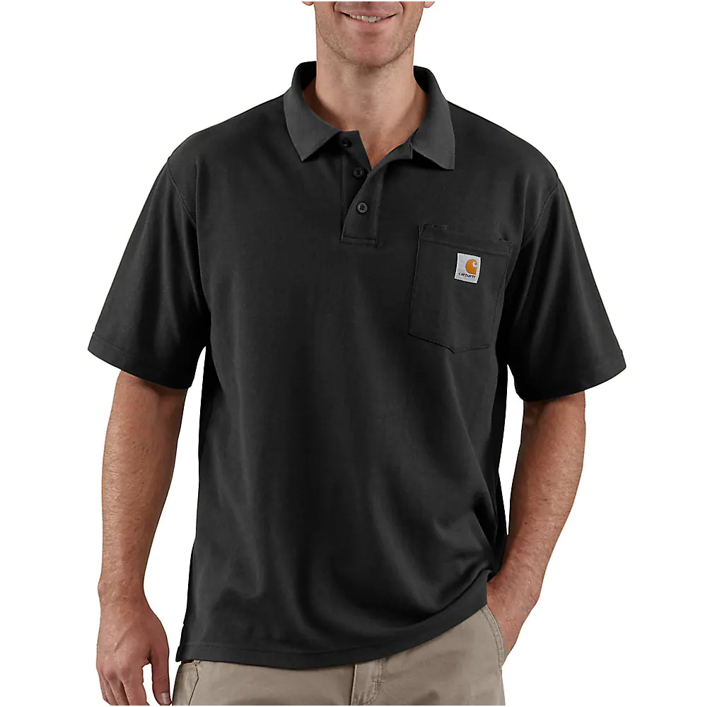 Carhartt Loose Fit Midweight Contractors Short Sleeve Pocket Polo K570