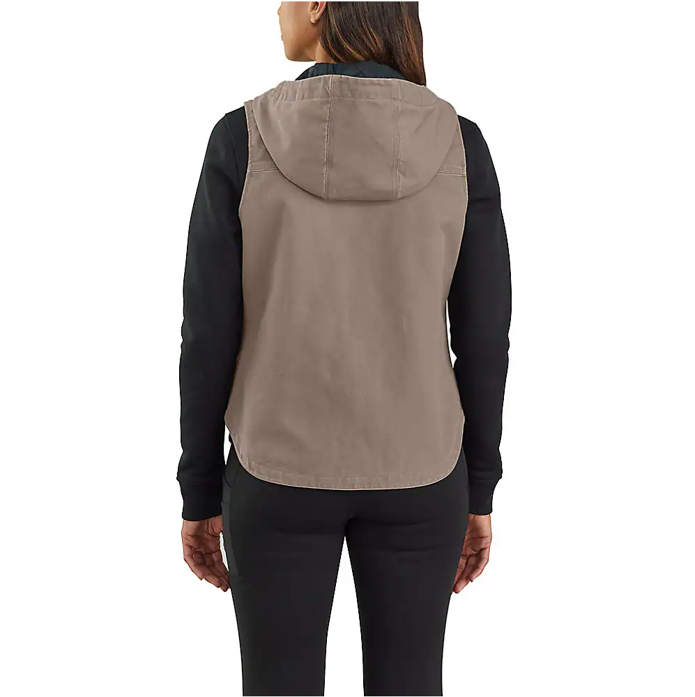 Carhartt Women's Washed Duck Hooded Insulated Vest - 104026